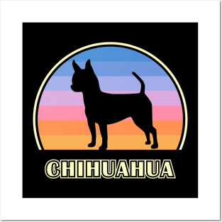 Chihuahua Vintage Sunset Dog Posters and Art